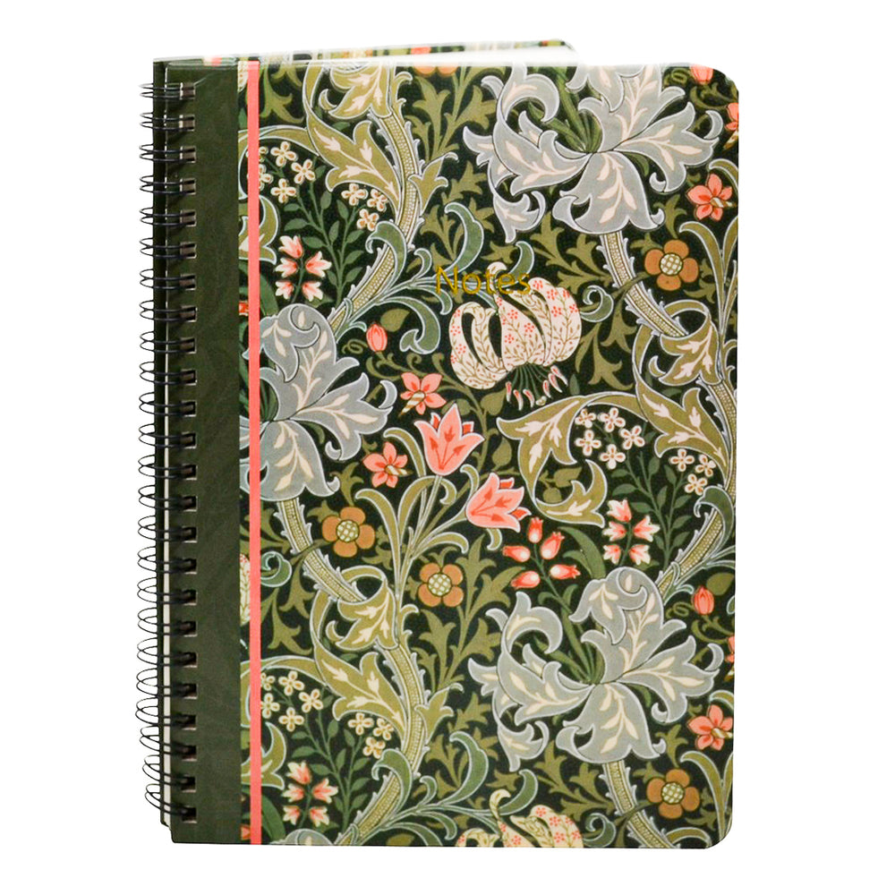 Cahier de note rigide - Fleurs vintage
