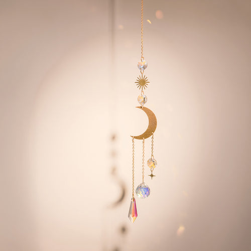 Suncatcher - Moon pendant
