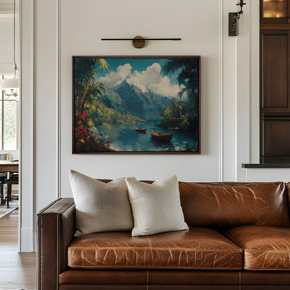 Canvas - Emerald Lagoon