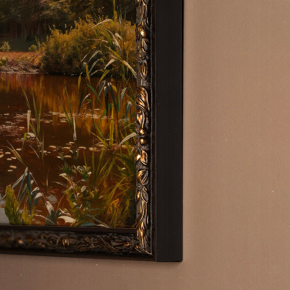 Toile vintage - Reflet sauvage