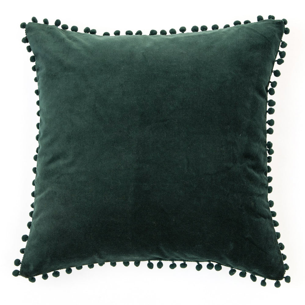 Coussin moderne vert foncé - Velvet