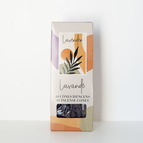 Cônes d'encens - Lavande||Incense cones - Lavender