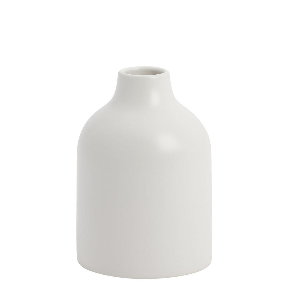 Vase en forme de bouteille - Blanc||Bottle vase - White
