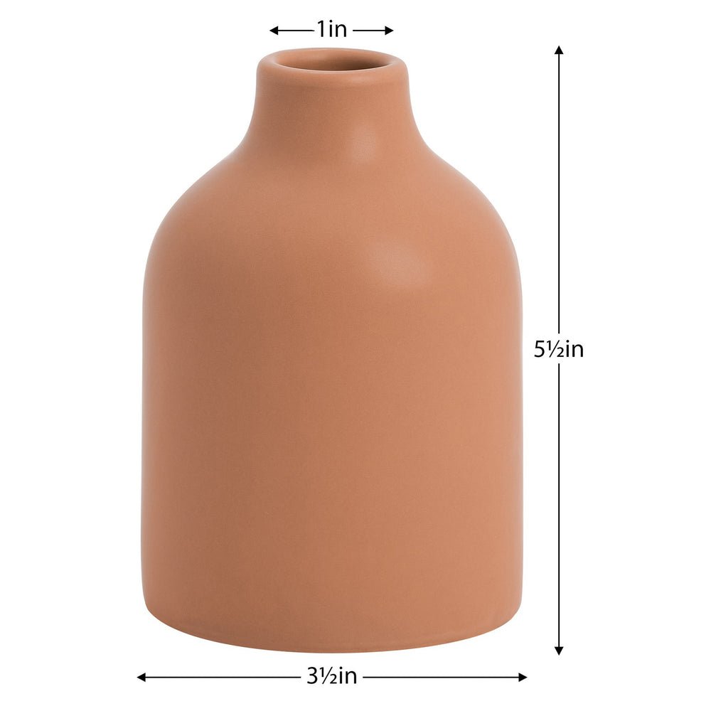 Vase en forme de bouteille - Terracotta||Bottle vase - Terracotta