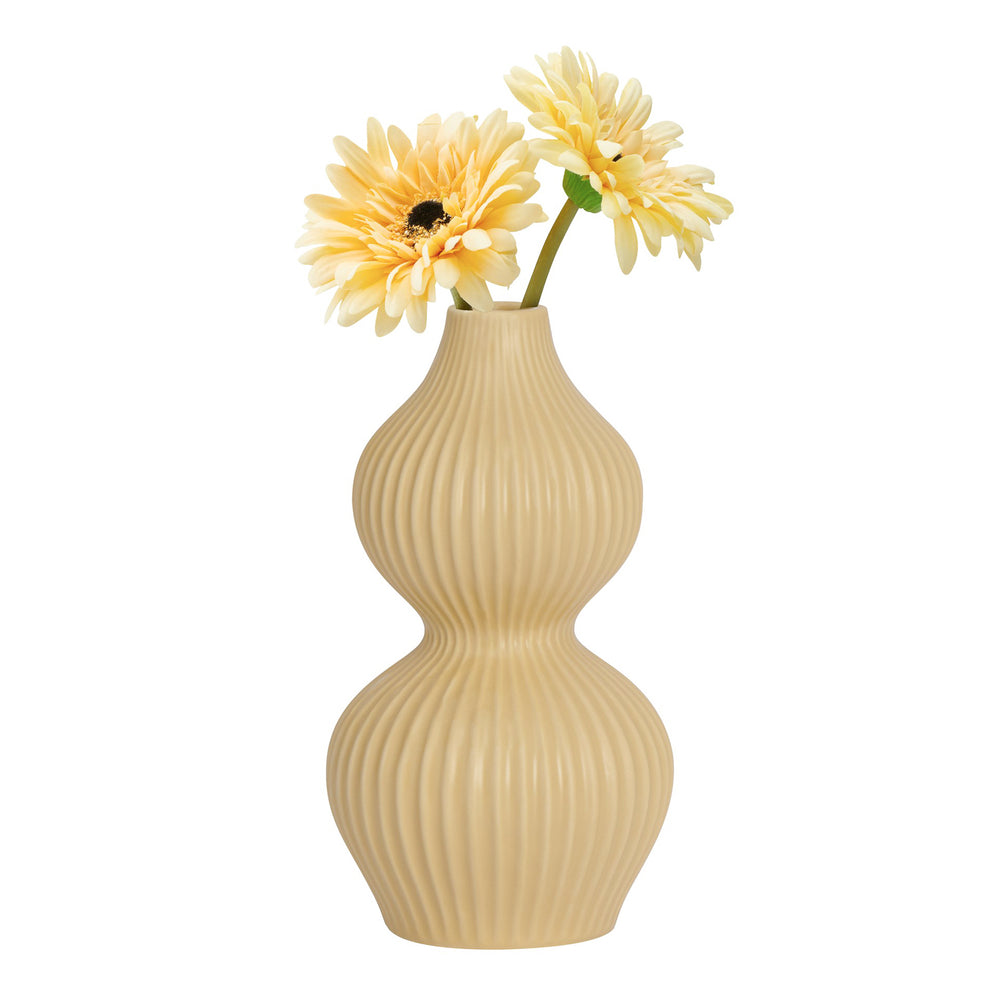 Vase jaune arrondi - Sophia||Yellow round vase - Sophia