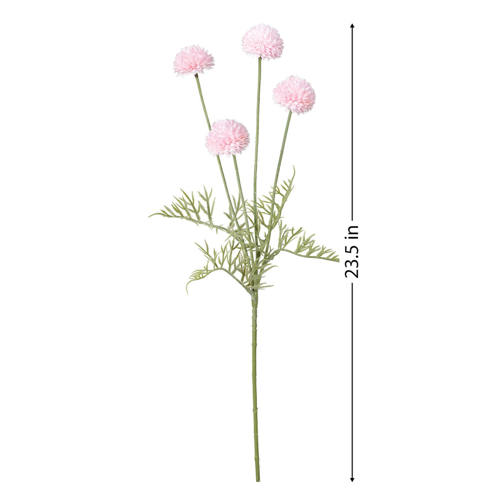 Tige de pompons - Rose
