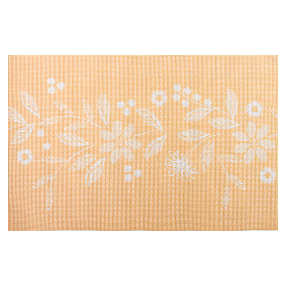 Napperon floral - Jaune||Flowers placemat - Yellow