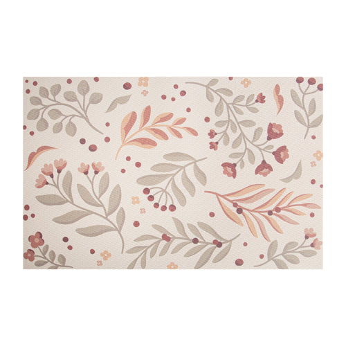 Napperon textilène - Floral rustique