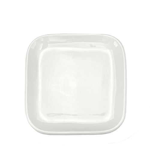 Assiette à salade - Blanc lustré