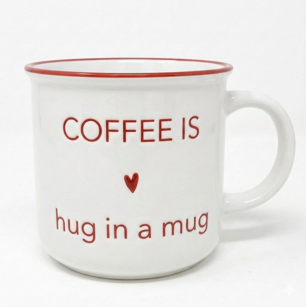 Tasse blanche - Câlins & café