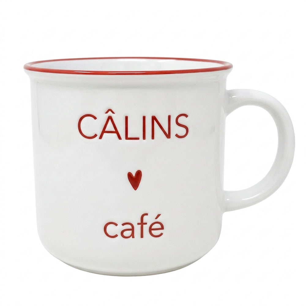 Tasse blanche - Câlins & café