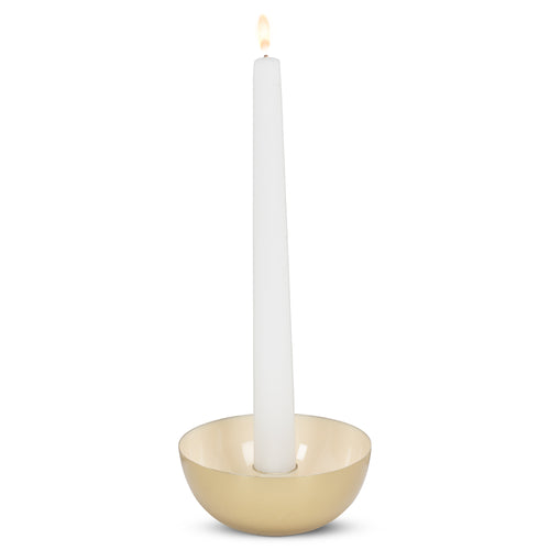 Cream candle holder - Alora