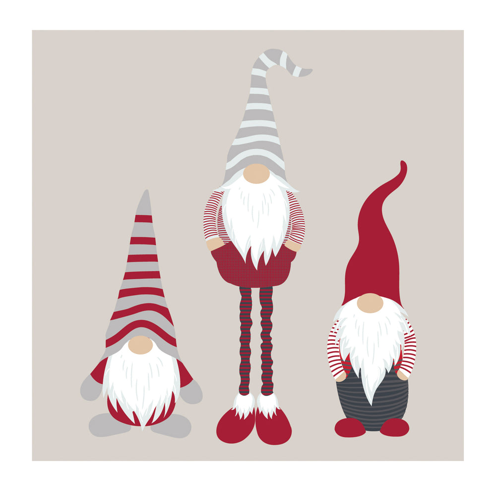 Cocktail napkins - Gnomes