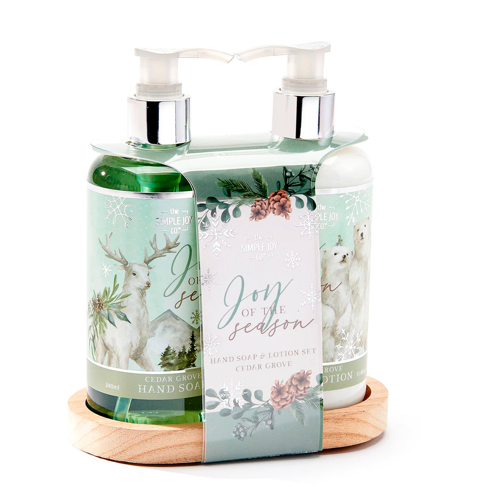 Hand soap & lotion set - Cedar grove