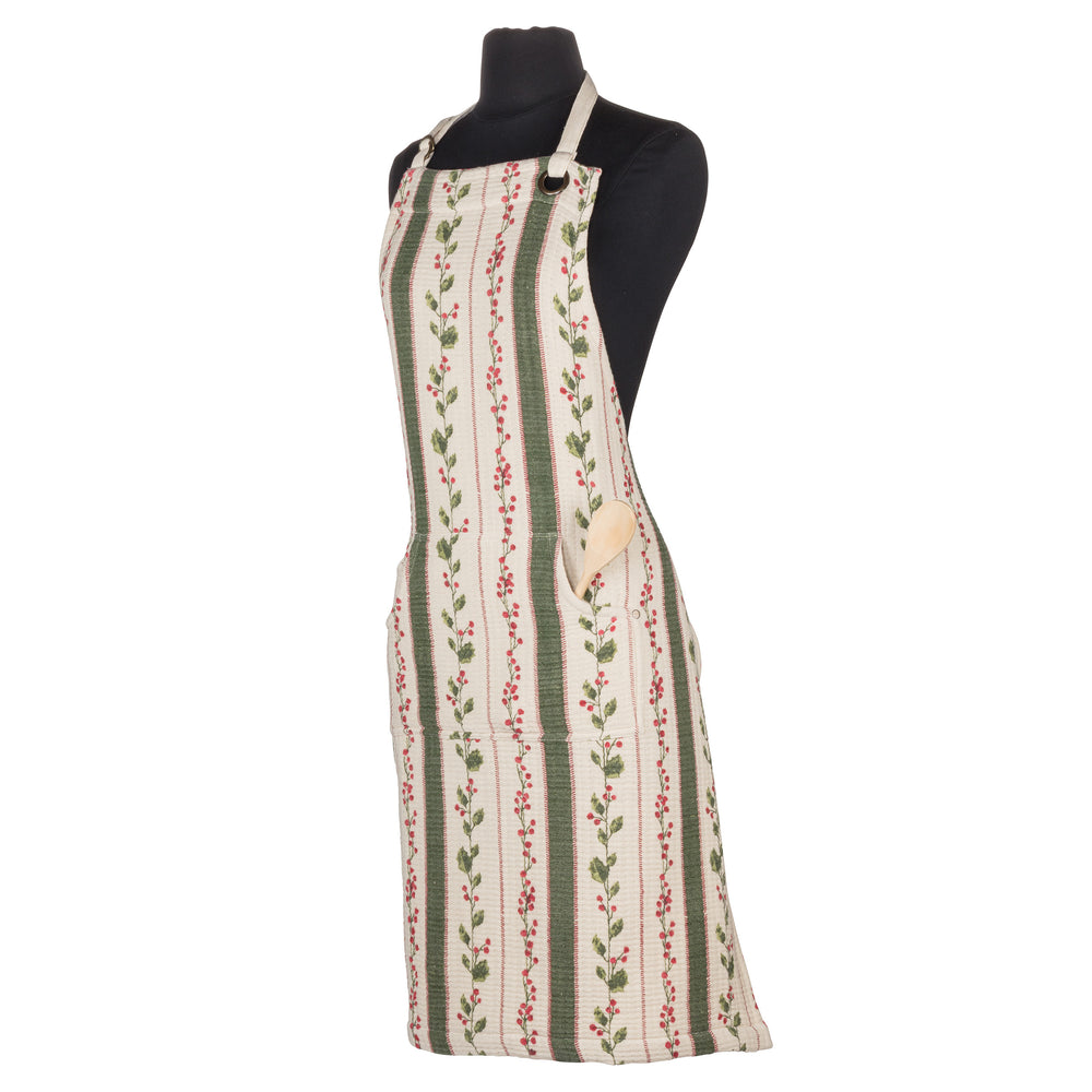 Apron - Mistletoe Leaves