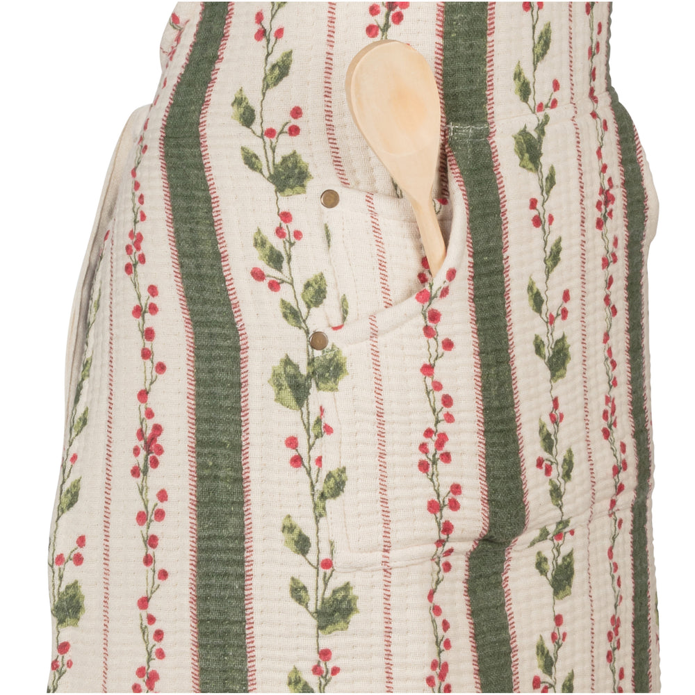 Apron - Mistletoe Leaves