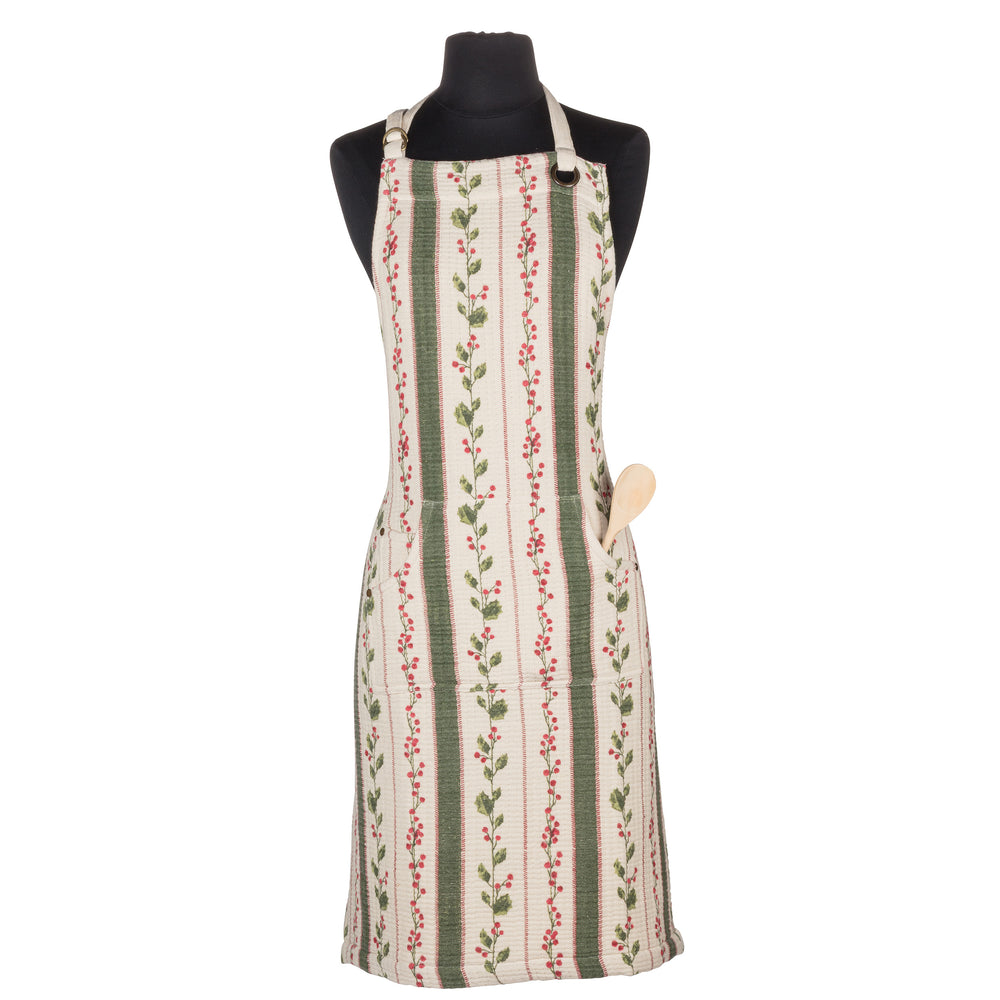 Apron - Mistletoe Leaves