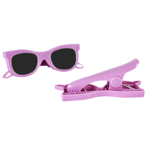 Beach towel clips - Glasses