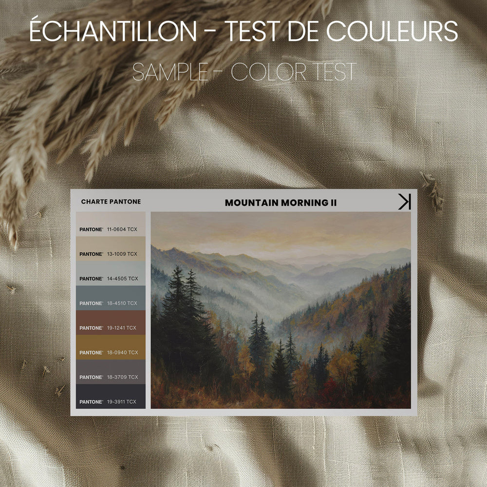 Toile - Mountain morning II