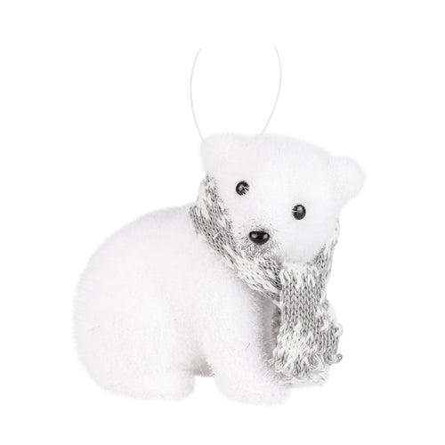 Ornament - Baby bear with scarf