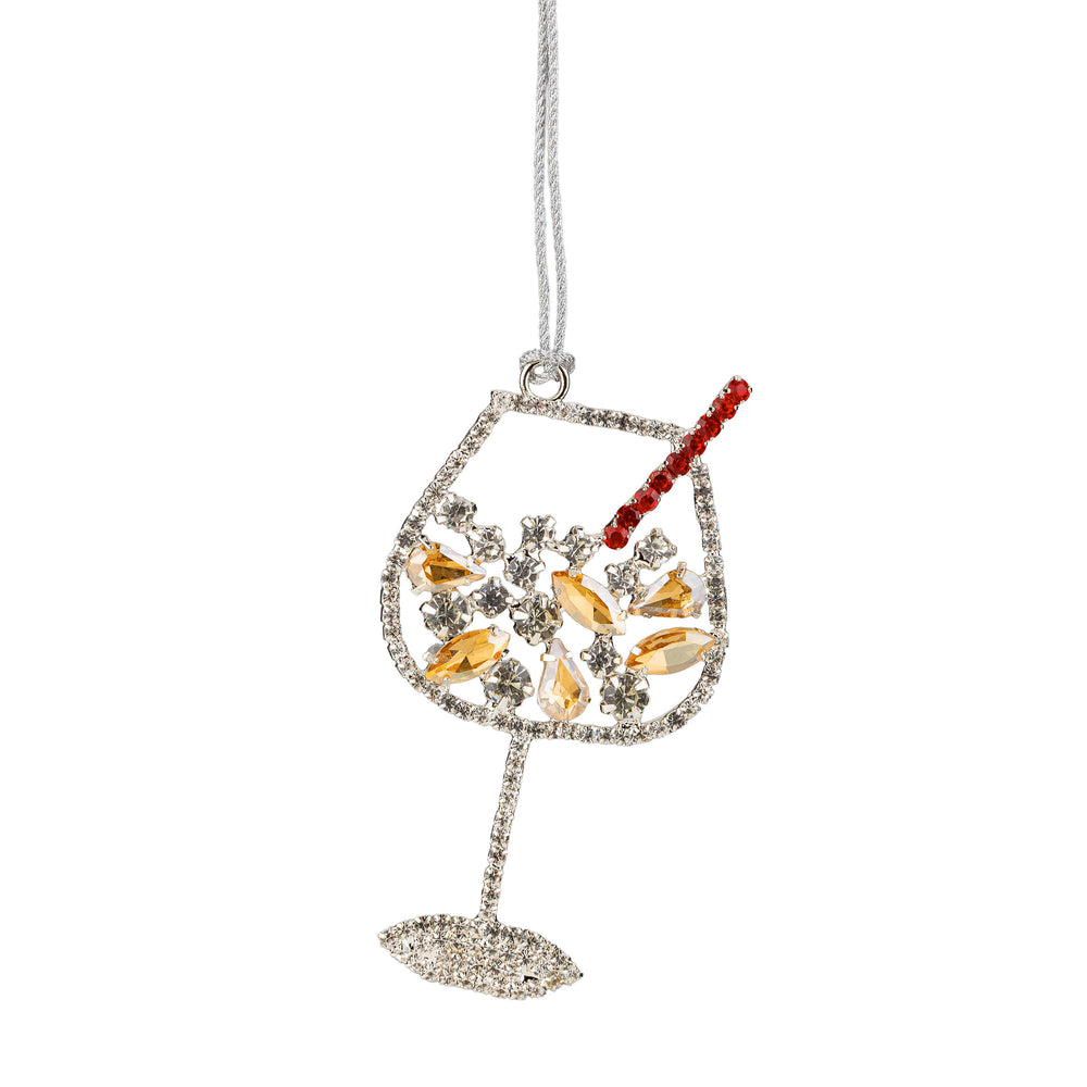 Ornament - Shiny wine glass