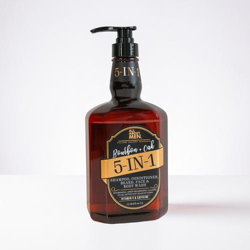 5-in-1 shower gel – Bourbon and oak