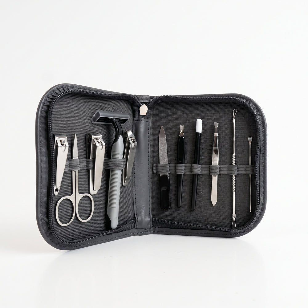 Men's grooming set – 12 pieces