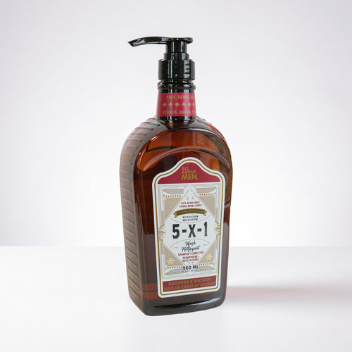 5-in-1 shower gel – Oak and whisky