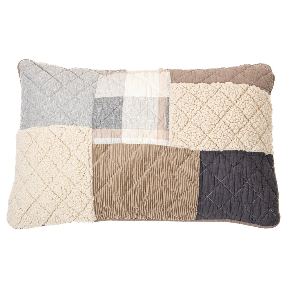 Patchwork pillow cover - Alpine