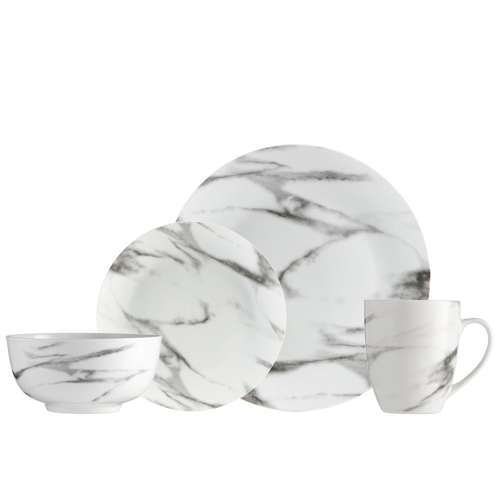 Ensemble de vaisselle marbre - Gris