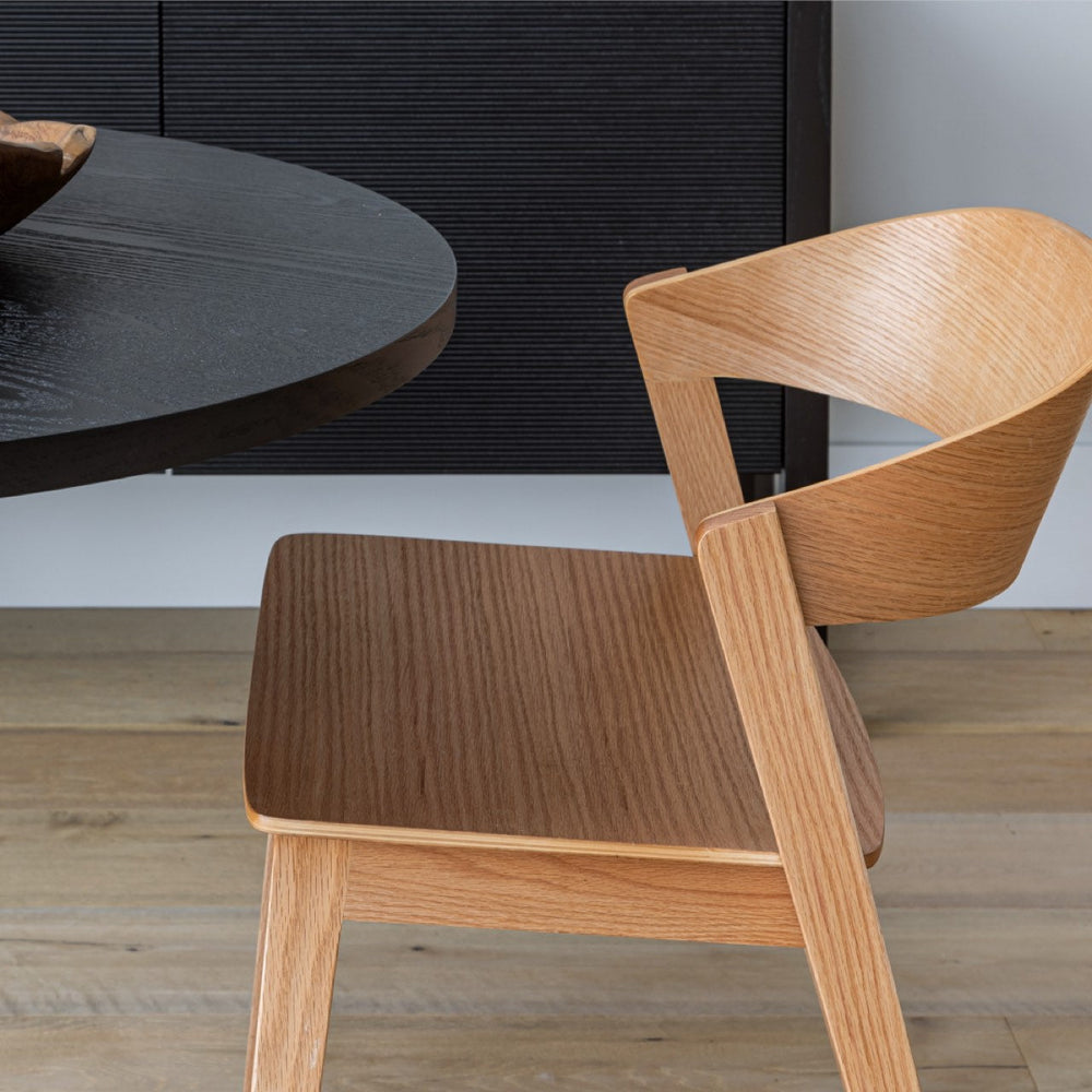 Natural stackable chair - Astrid