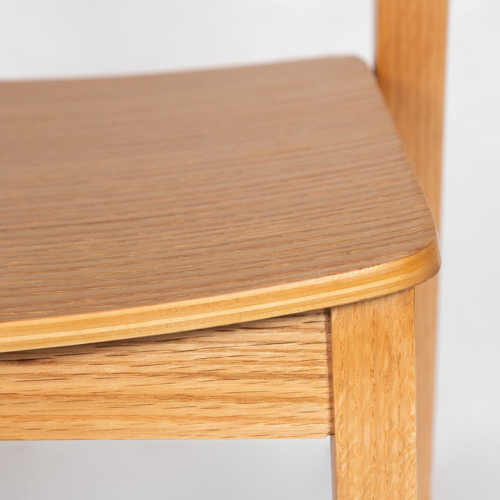 Natural stackable chair - Astrid