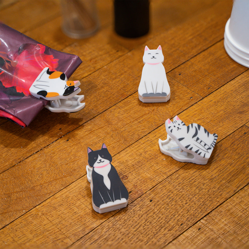 Bag clip set - Cats