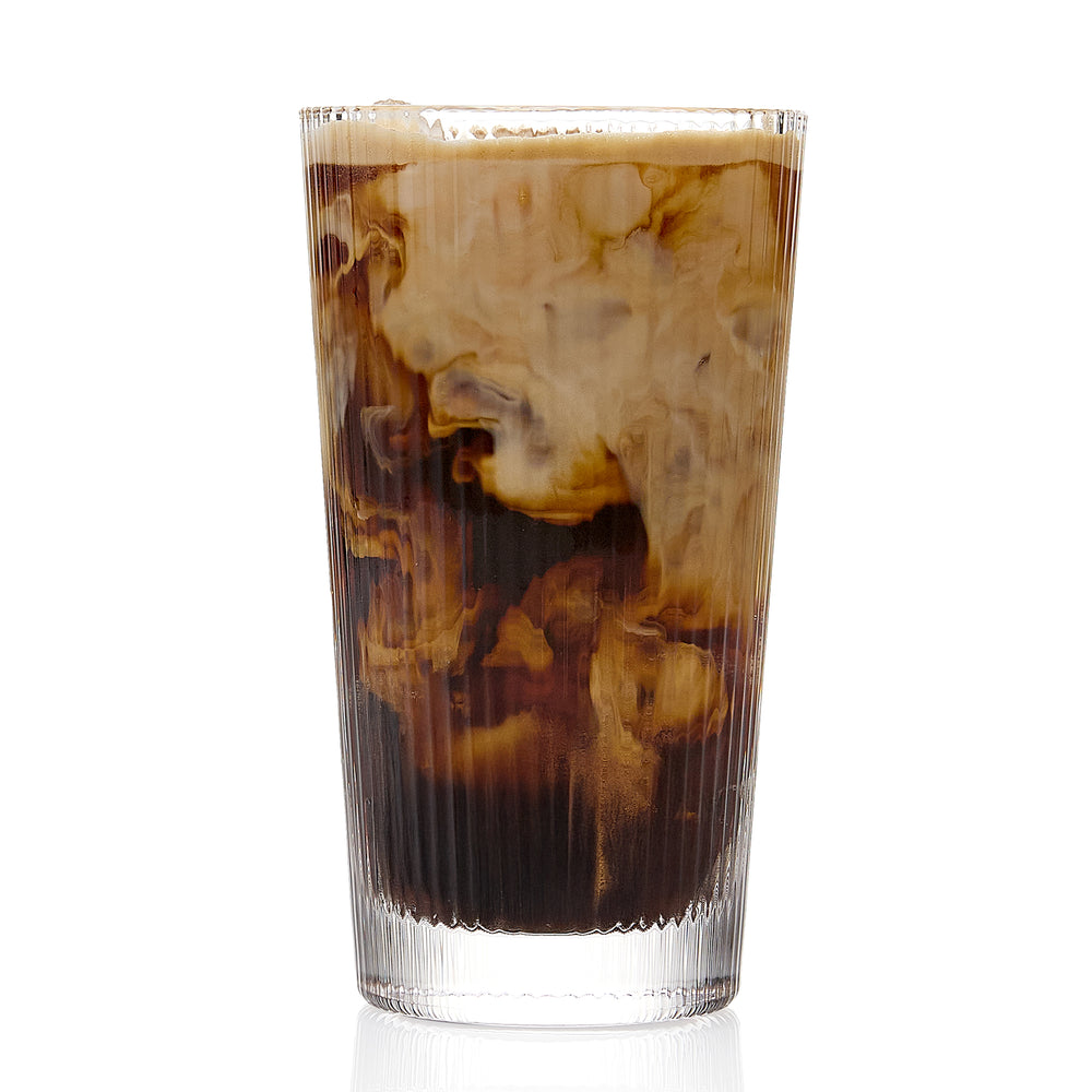 Ensemble de 4 verres striés - 350 ml