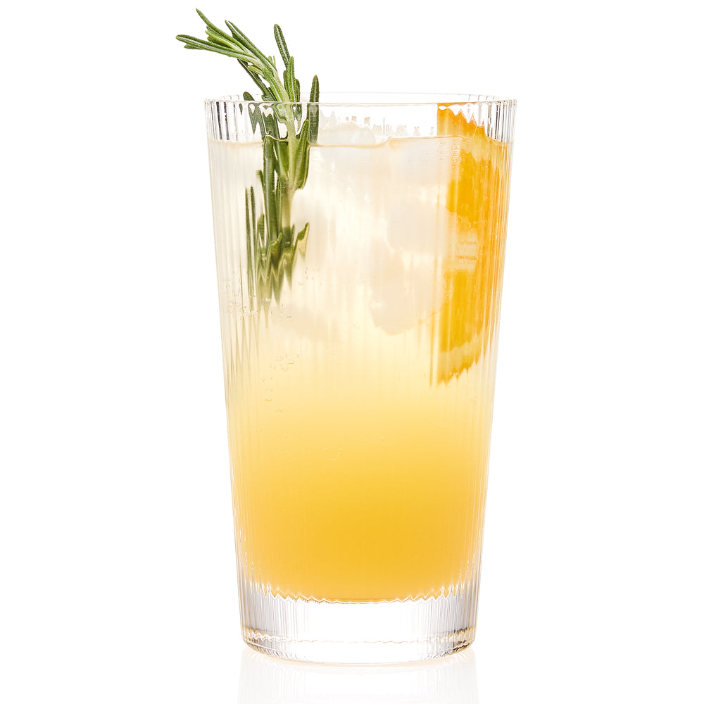 Ensemble de 4 verres striés - 350 ml