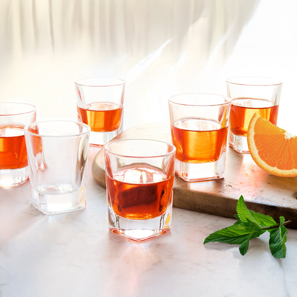 Ensemble de 6 verres à shooter - Carré