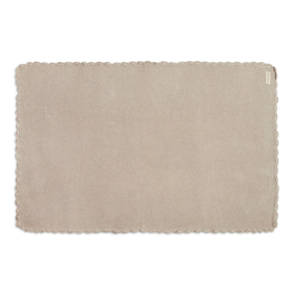 Knitted blanket - Stone