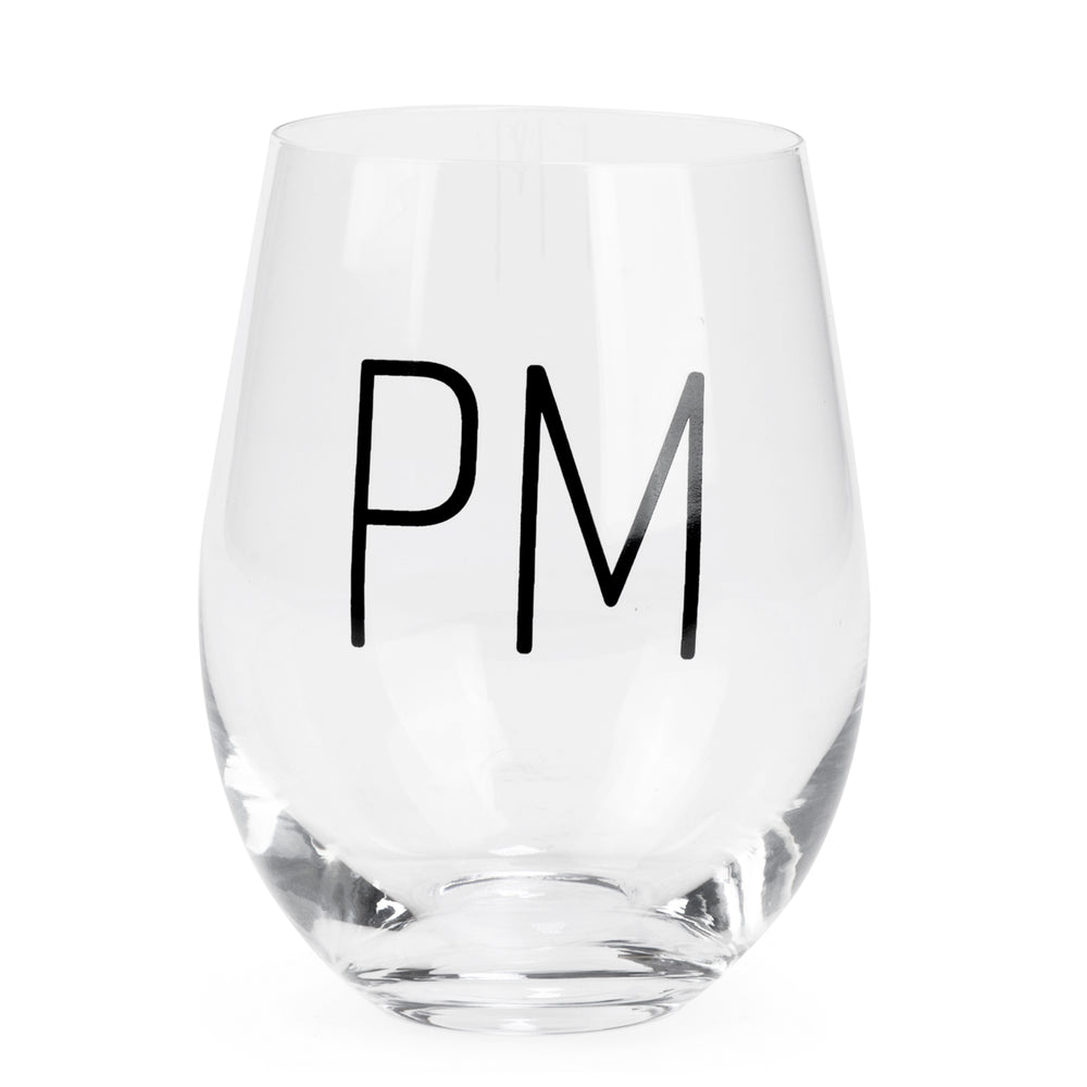 Wine glass & mug duo - AM | PM