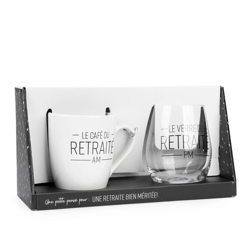 Wine glass & mug duo - Retraite