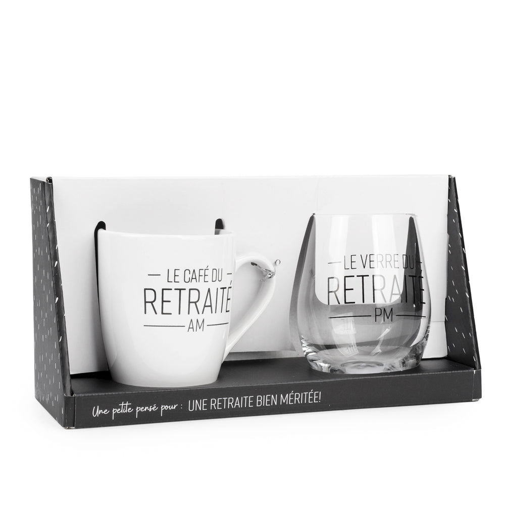 Wine glass & mug duo - Retraite