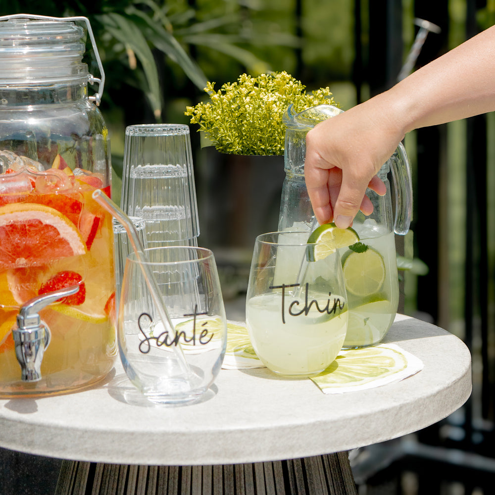 Ensemble de 4 verres à vin - Santé