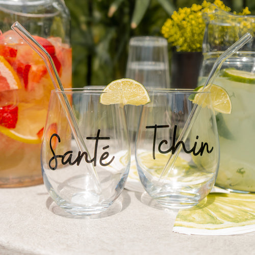 Ensemble de 4 verres à vin - Santé