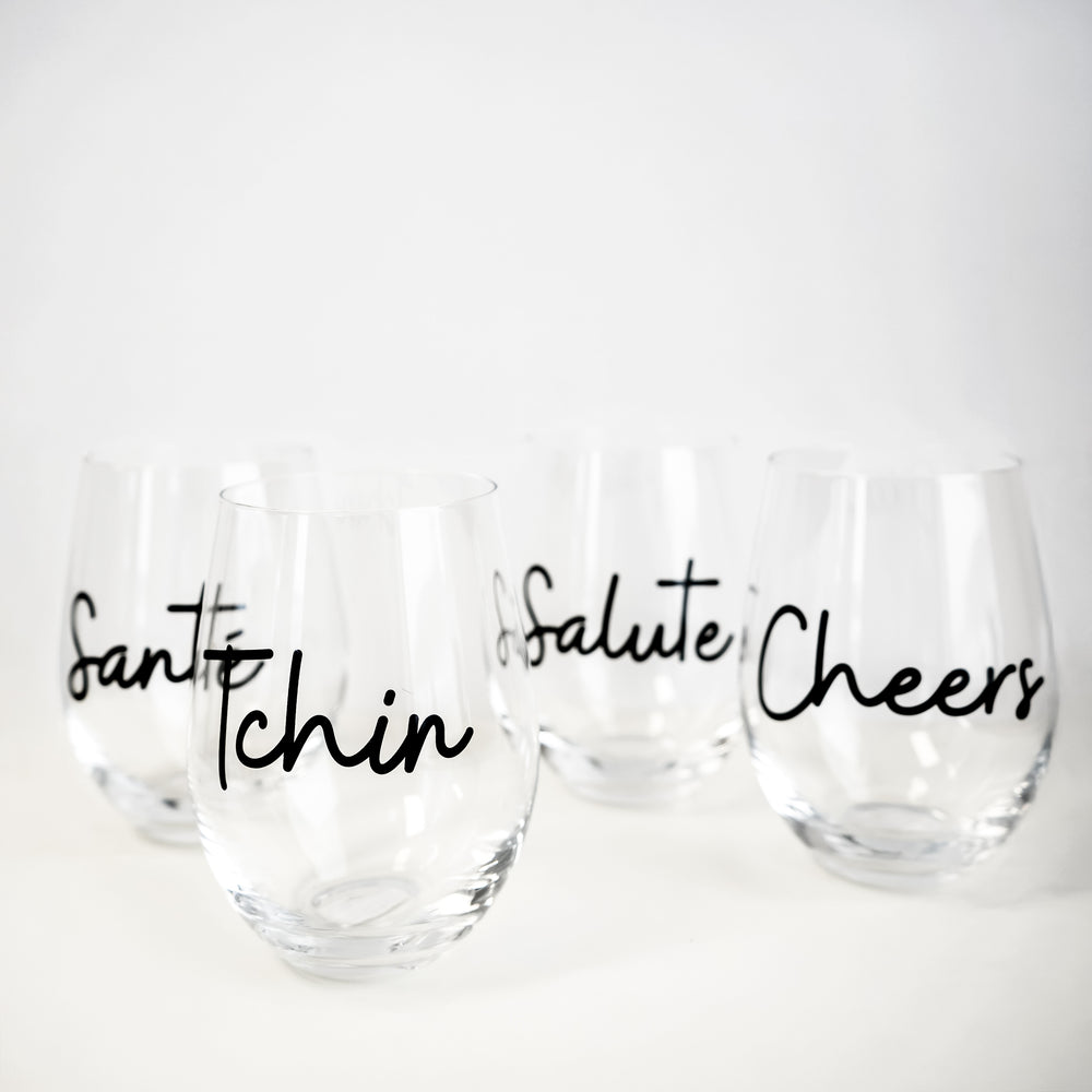 Ensemble de 4 verres à vin - Santé