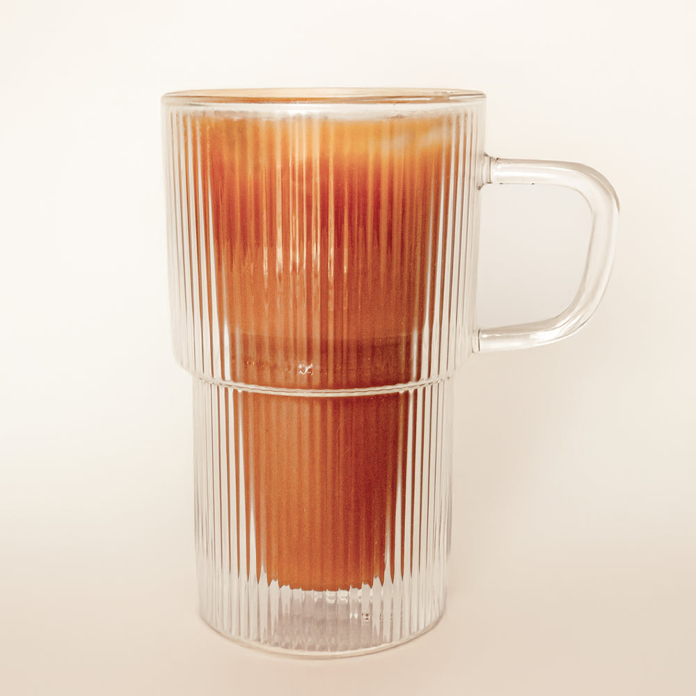 Set of 2 glass cups - Double walled