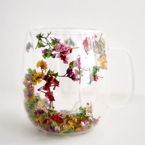 Tasse double paroi - Fleurs des champs
