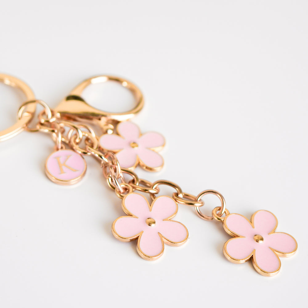 Porte-clé rose - Daisy