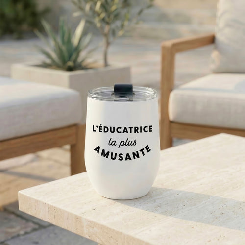 Stemless insulated wine glass - Educator