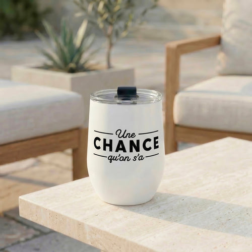 Stemless insulated wine glass - A chance...