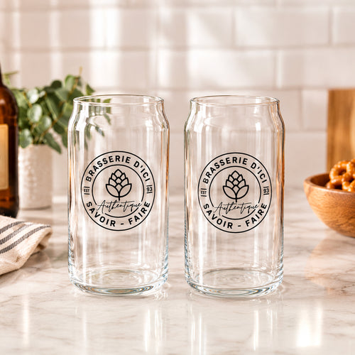Verre à bière (Ens. de 2)