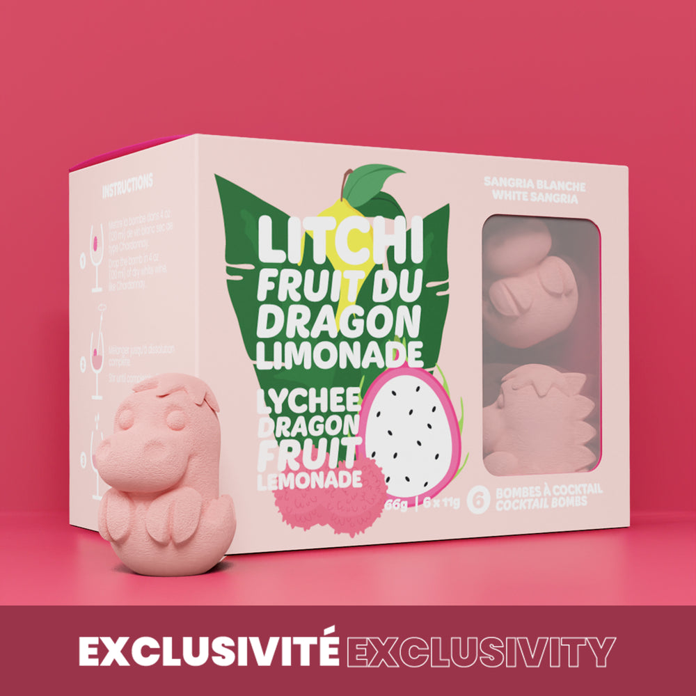 Sangria 3D - Litchi & fruit du dragon||3D Sangria - Litchi & Dragon fruit